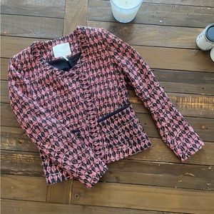 Pink and black Maje jacket 38